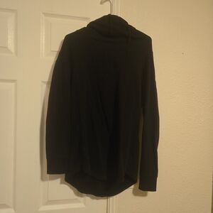High Neck Sweatshirt Black